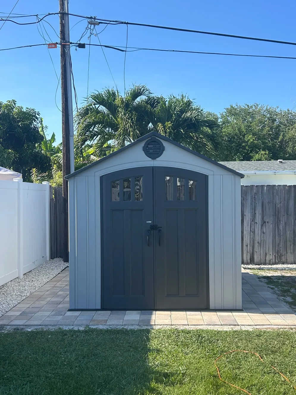 Shed assembled
